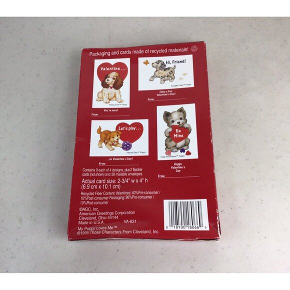 Dog Valentine Cards American Greetings NEW - Picture 2 of 4